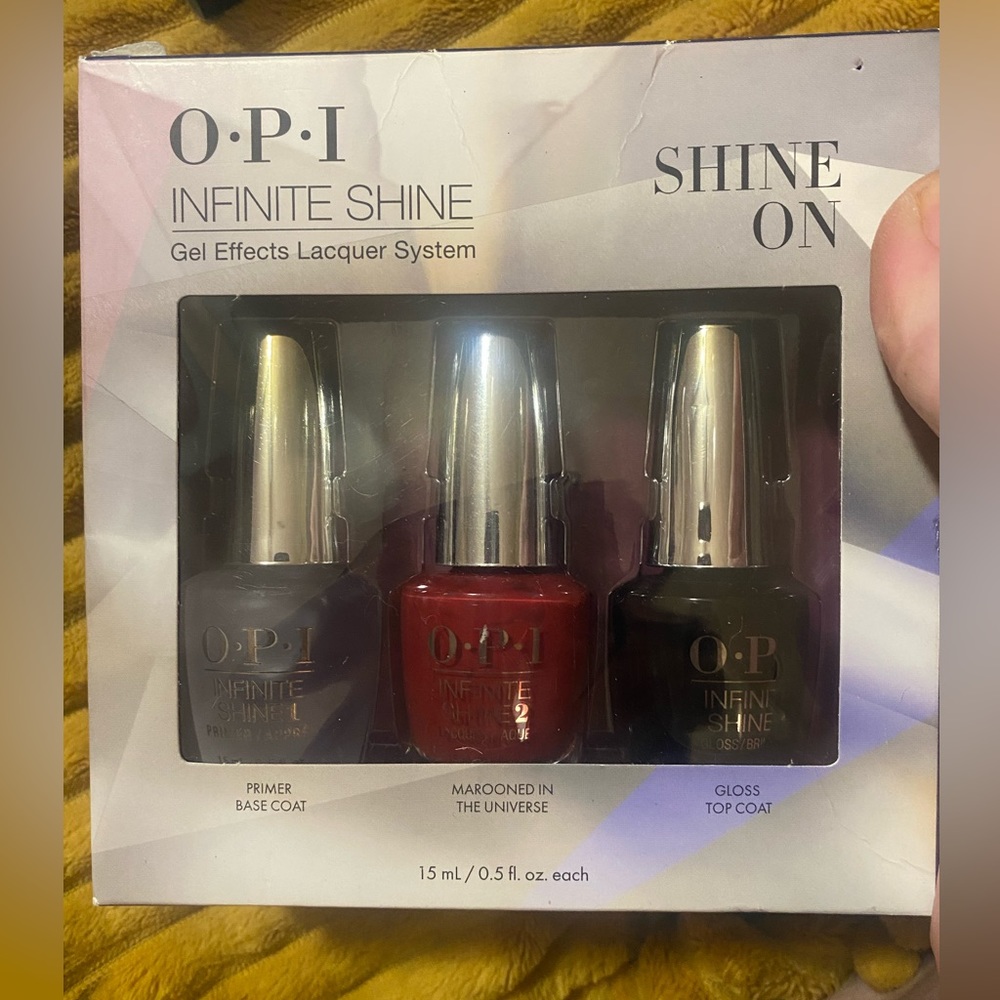 OPI infinite shine gel effects lacquer system shine on 3 pack